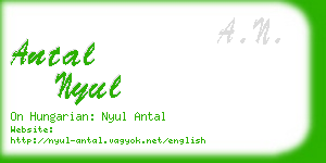 antal nyul business card